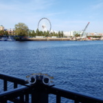 View of Navy Pier from DuSable Harbor, Chicago, Illinois
